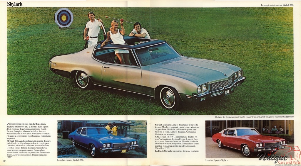 1972 Buick French Canadian Brochure Page 21